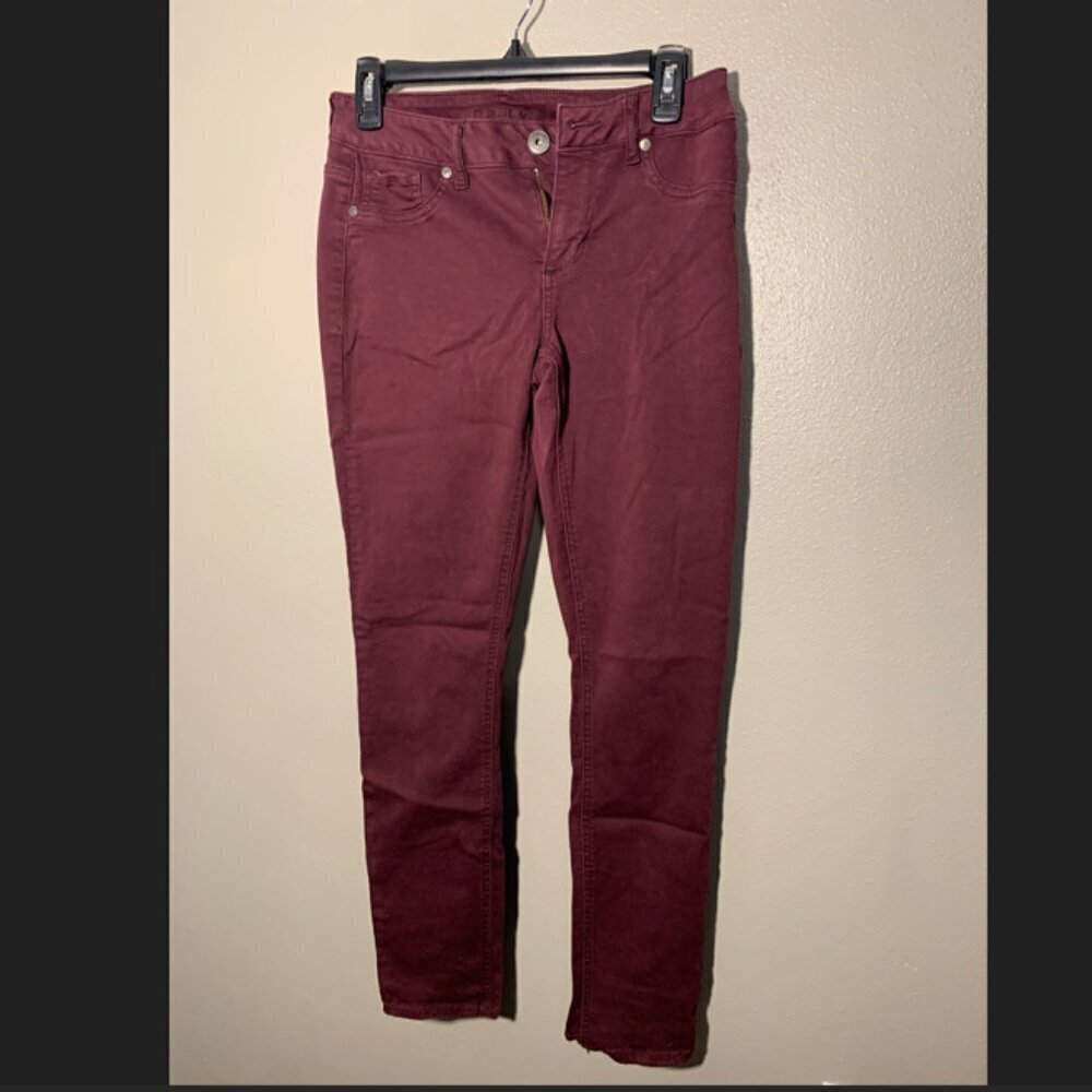 Maurices skinny ankle jeans - Women's S-R, Burgundy